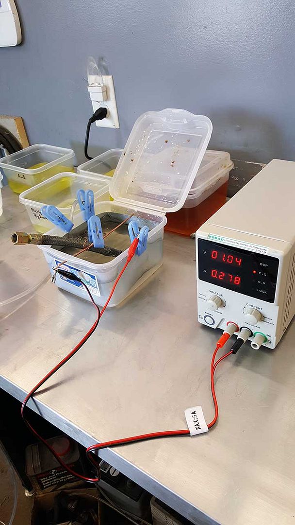 DIY zinc plating and yellow chromate